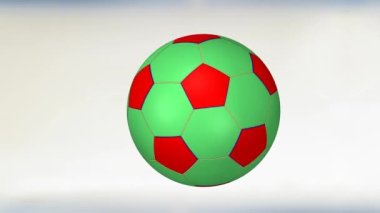 çok amaçlı kullanım için futbol topu animasyonu