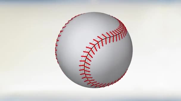 Бейсбольная Анимация Многоцелевого Использования — стоковое видео