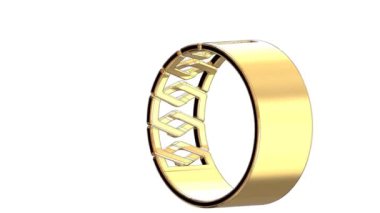 Çok amaçlı kullanım için altın yüzük videosu