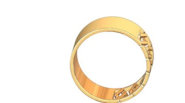 Çok amaçlı kullanım için altın yüzük videosu