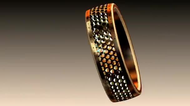 Fashion Finger Ring Βίντεο Κοσμήματα Για Χρήση Πολλαπλών Χρήσεων — Αρχείο Βίντεο