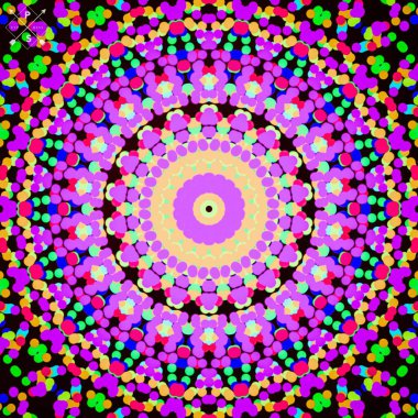 Projelerin çok amaçlı kullanımı için renkli soyut illüstrasyon tasarımı resimleri