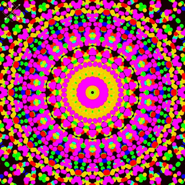 Projelerin çok amaçlı kullanımı için renkli soyut illüstrasyon tasarımı resimleri