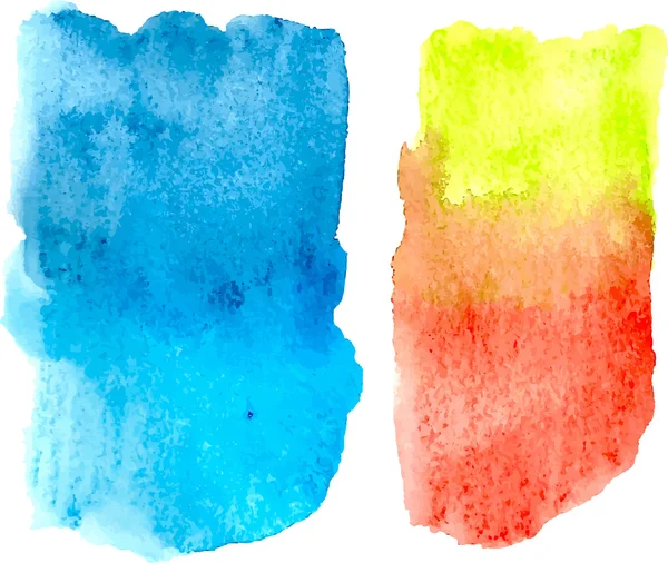 mavi ve kırmızı sulu boya yeşil noktalar