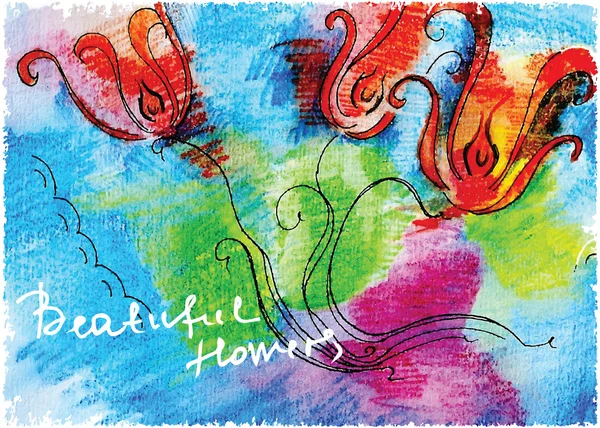 çok renkli çiçekler