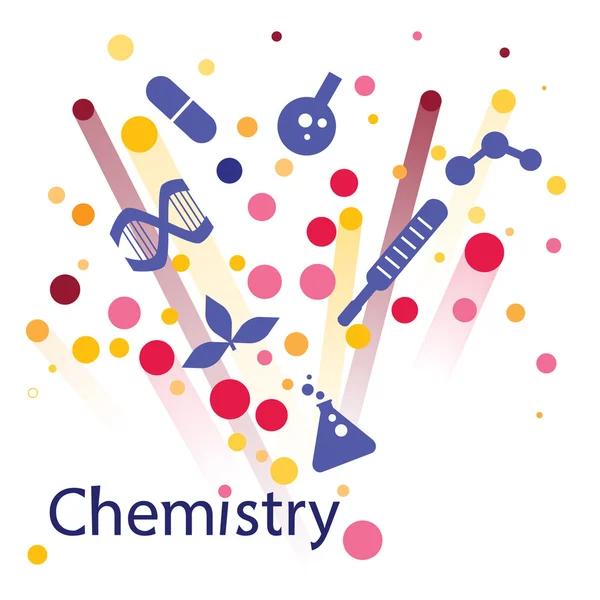 Kimyasal simgeler ile arka plan