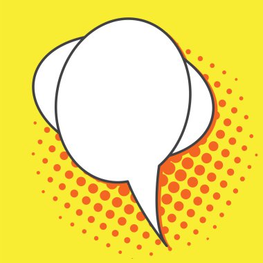 Pop Art konuşma balonları