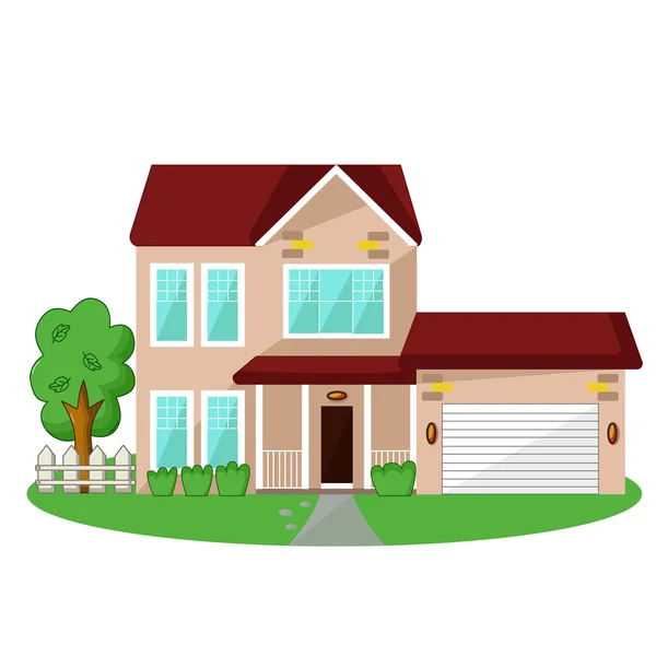 Isolated house icon — Stock Vector