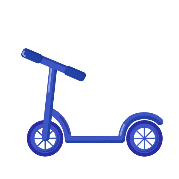 Пинок скутер значок, мультяшный стиль — стоковый вектор