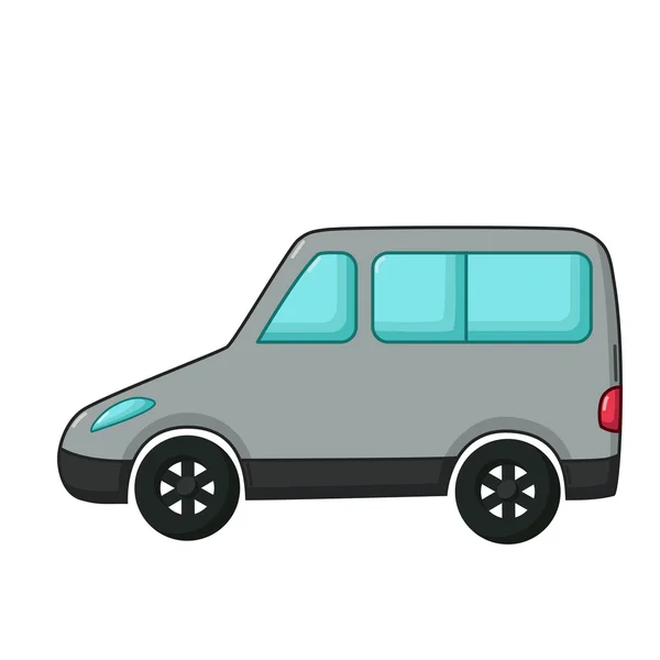 Minivan-Ikone, Cartoon-Stil — Stockvektor