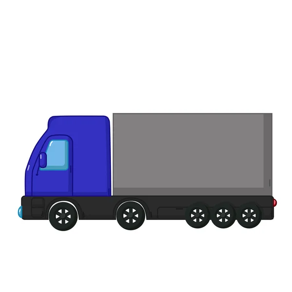 Wagen pictogram, cartoon stijl — Stockvector