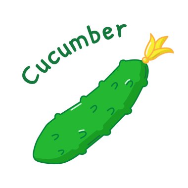 İzole edilmiş salatalık simgesi