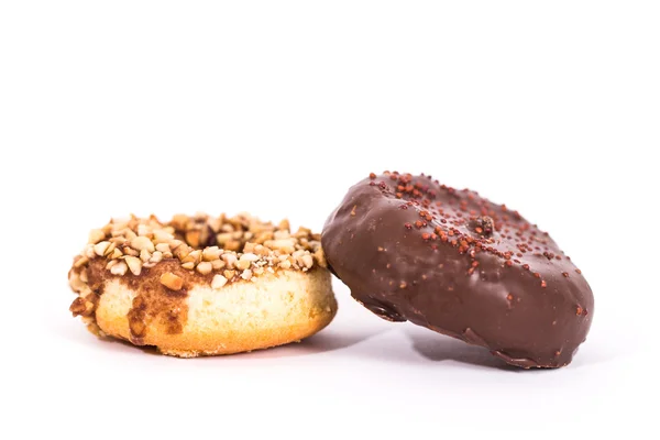 Donuts isolated on white background — Stock Photo, Image