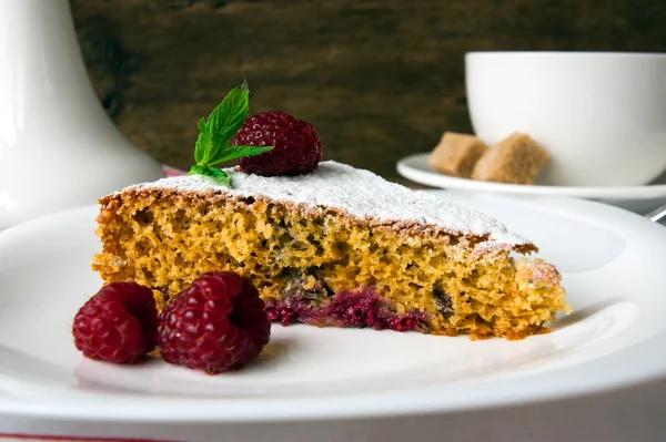 Torta al lampone — Foto Stock