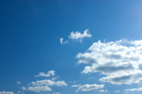 Blue sky with clouds — Stock Photo, Image