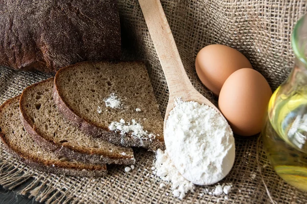 Huisgemaakt brood — Stockfoto