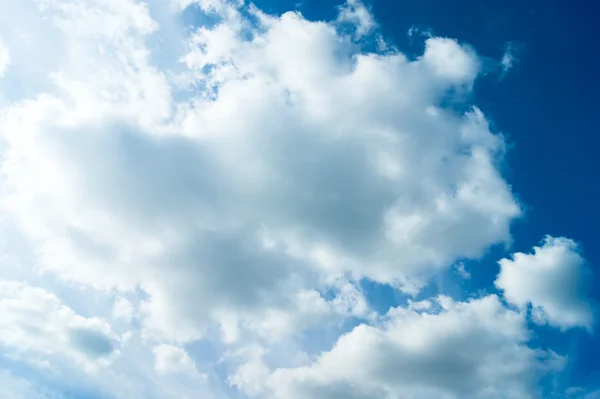 Blue sky with clouds — Stock Photo, Image