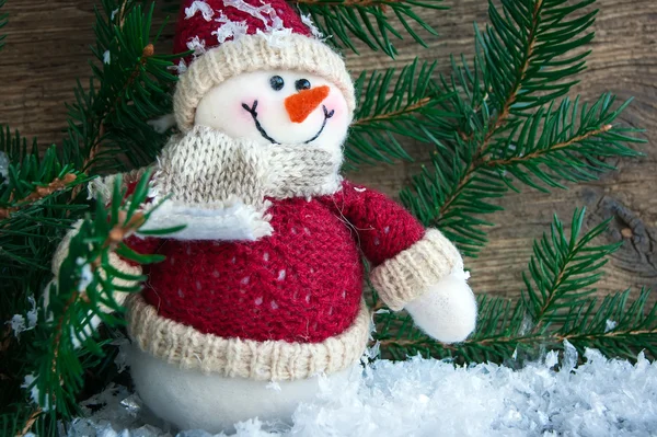 Hračka sněhulák — Stock fotografie