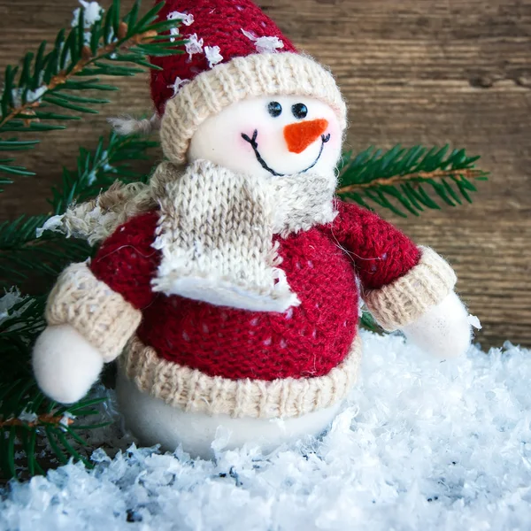 Hračka sněhulák — Stock fotografie