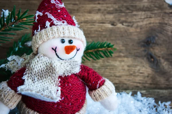 Muñeco de nieve de juguete — Foto de Stock