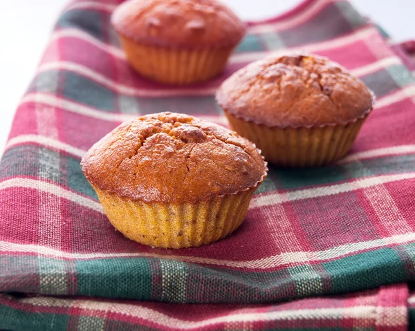 Domácí podzimní dýňová muffin — Stock fotografie