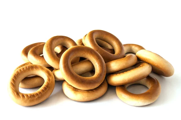 Bagels isoliert auf weißem Hintergrund — Stockfoto