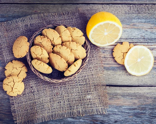 Homemade lemon cookies — Stock Photo, Image