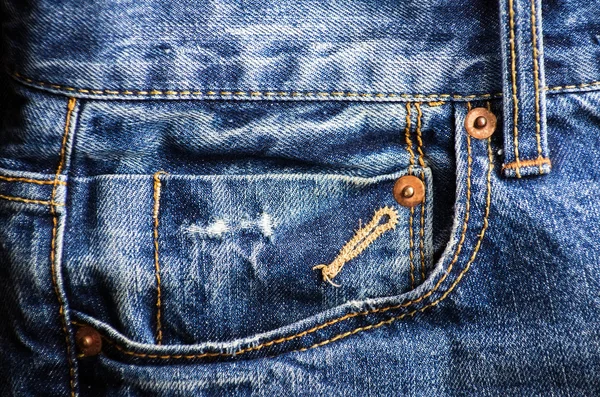 Blue Jeans Gesäßtasche — Stockfoto