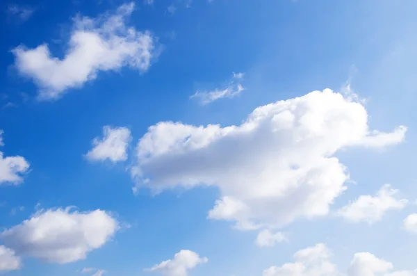 Blue sky with cloud closeup — Stock Photo, Image