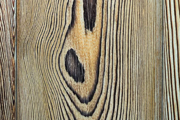 Vintage wood texture with knots. Closeup topview. — Stock Photo, Image