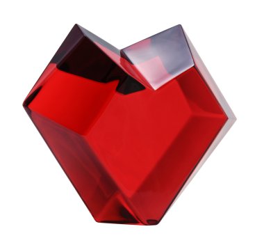 izole kırmızı kalp