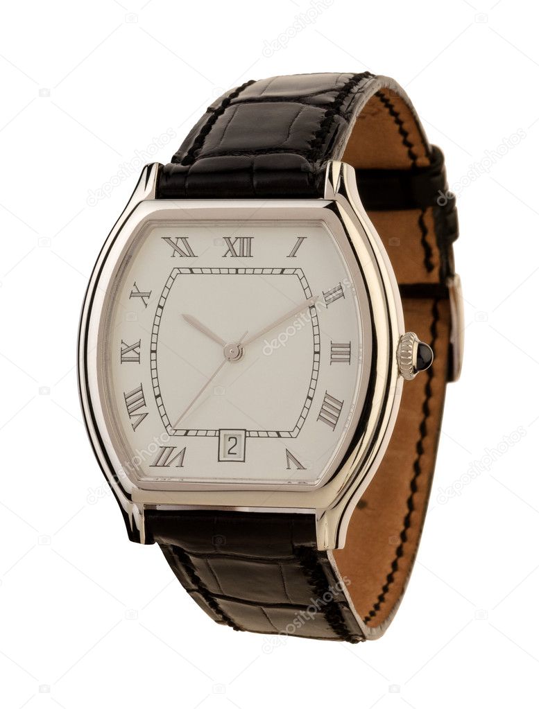 Men's watch isolated