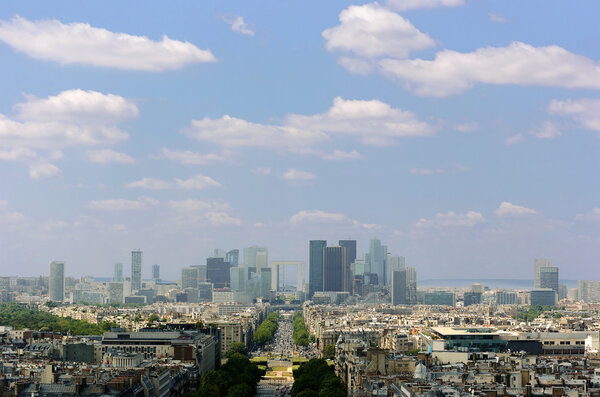 View from Arch of Triumph, Paris, Champs-Elysees