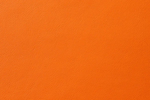 Closeup of seamless orange leather texture — Stock Photo, Image