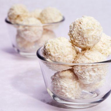 Hindistan cevizi kek cam kase