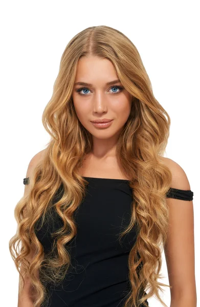 Siyah top bir seksi kadın portresi