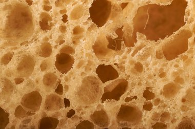 Taze beyaz ekmek, detay doku