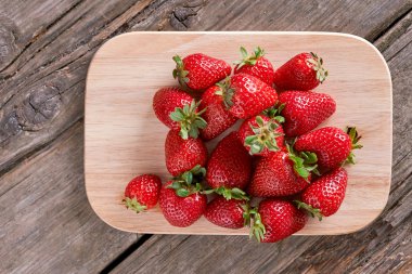 Lezzetli kırmızı çilek