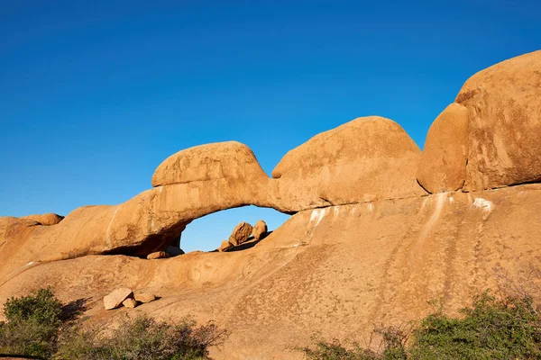 Arco Rocha Bonita Spitzkoppe Namíbia — Fotografia de Stock