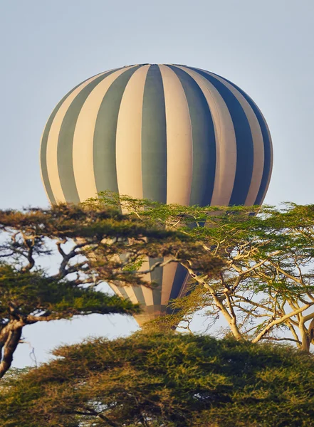 Hot air balloon in flight — Stock Photo, Image