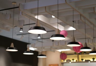 Güzel iç aydınlatma lambası dekor