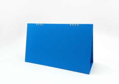 beyaz zemin üzerinde boş bir takvim