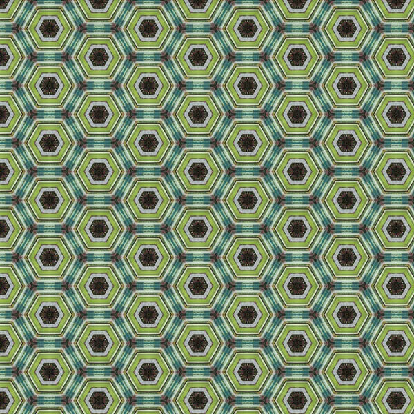 Green abstract pattern design background from geometric shape — Stock Photo, Image