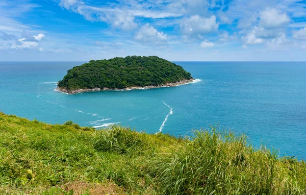 Paraíso Tropical Mar Azul Céu Ilha Phuket Tailândia — Fotografia de Stock