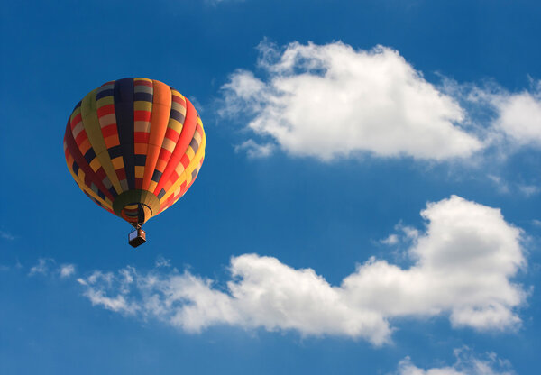 Hot air balloon in the sky