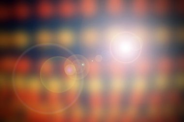 Mercek parlaması ile bulanık arka