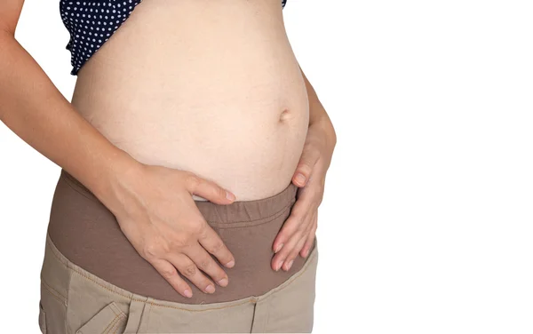 Vientre de mujer embarazada —  Fotos de Stock