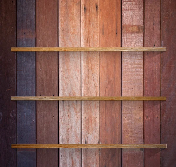 Tło książki drewniane półki — Zdjęcie stockowe