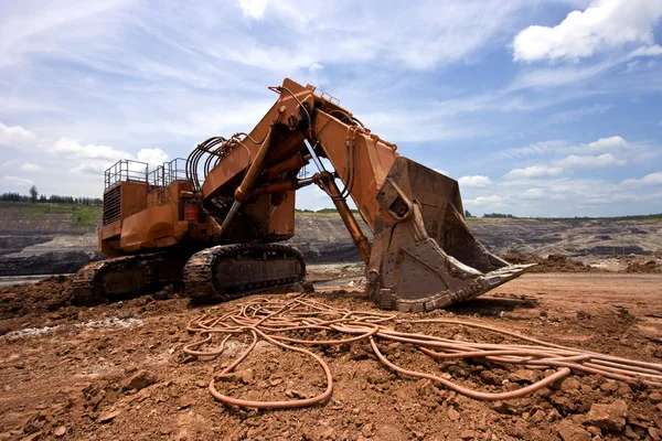 Graafmachine machine grondverzet — Stockfoto