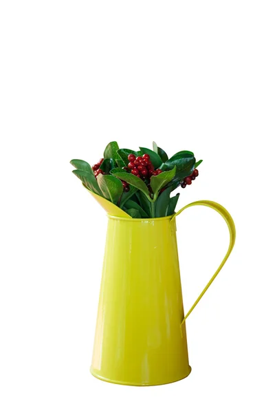 Blätter in der Vase — Stockfoto